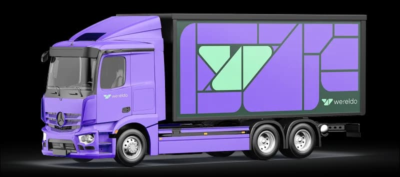 Truck with transfer