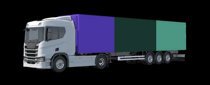 Direct transport truck